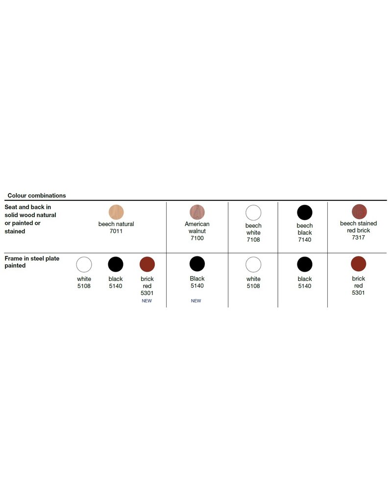 Magis Magis Steelwood stoel met houten poten