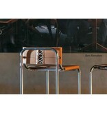 Be. Classics Be Classic Stool  kruk CG70-H76 Chrome Leather