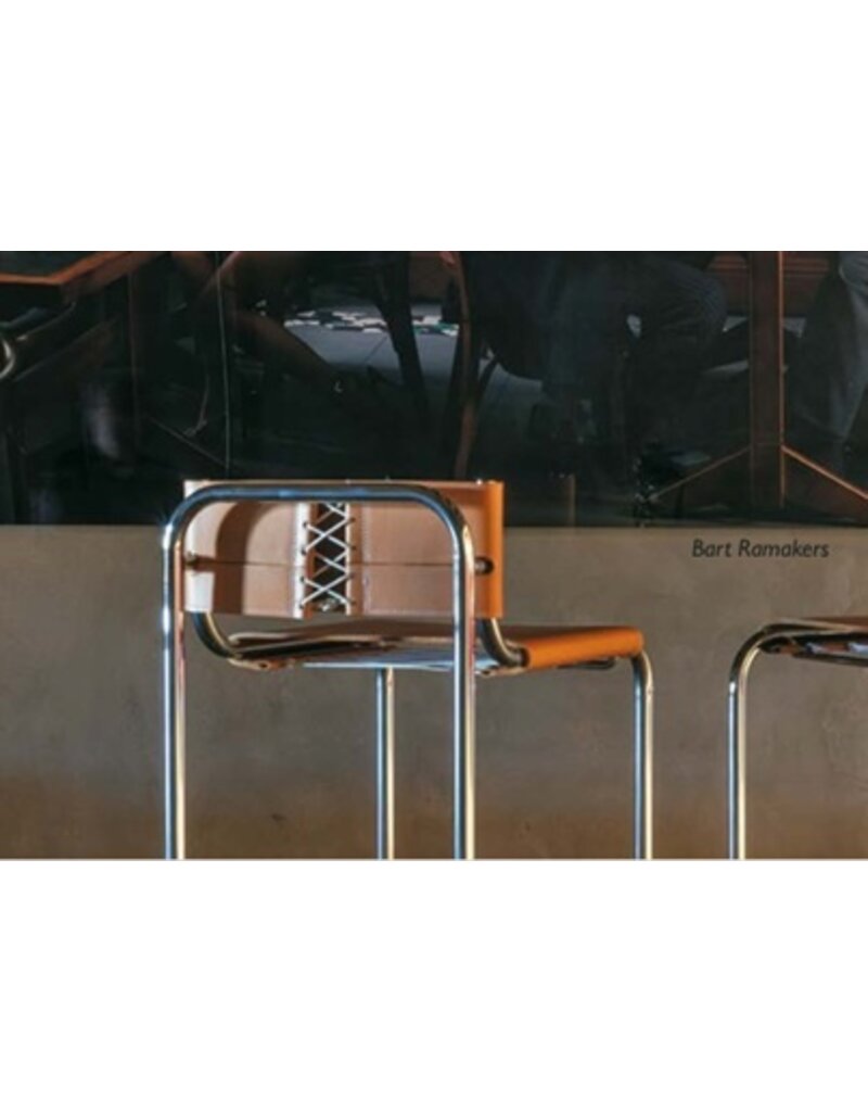 Be. Classics Be Classic Stool  kruk CG70-H76 Chrome Leather