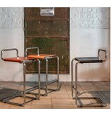 Be. Classics Be Classic Stool  kruk CG70-H67 Chrome Leather