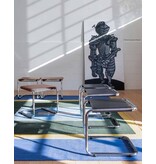 Be. Classics Be Classic Tabouret lage kruk CG71-A-H40 Chrome Leather