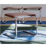Be. Classics Be Classic Tabouret lage kruk CG71-A-H40 Chrome Leather