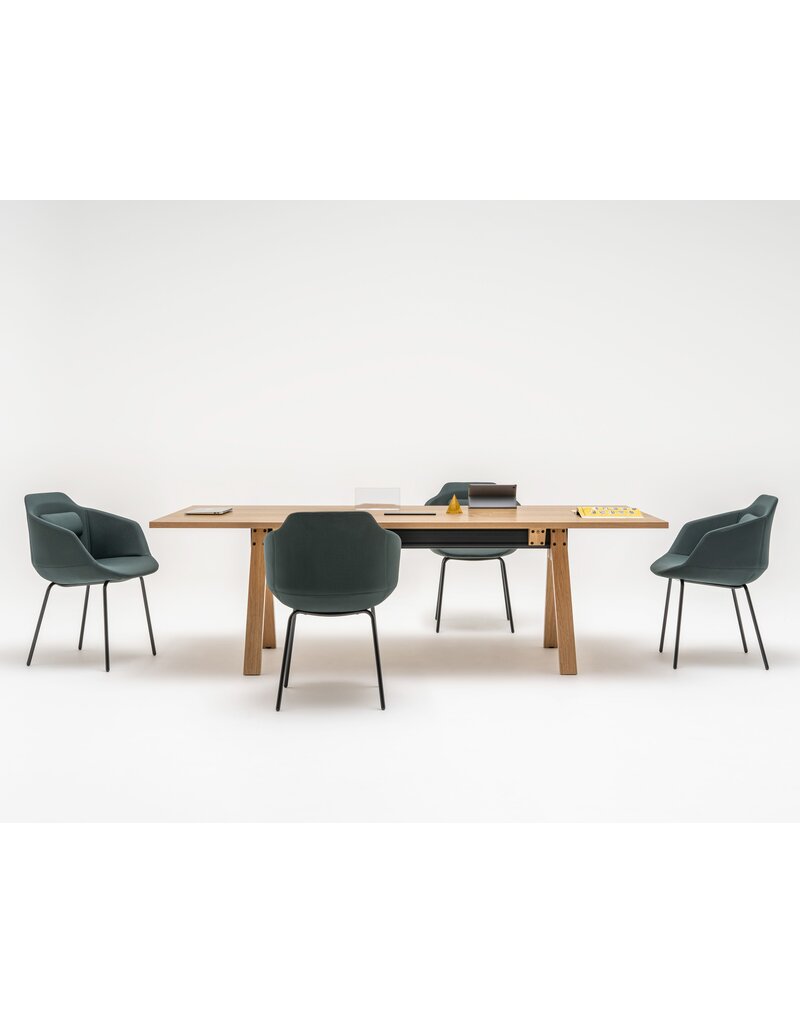 MDD MDD Viga modulaire meetingtafel met melamine blad