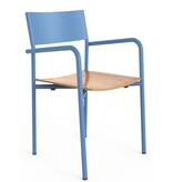 Adico Adico Realizador terrasstoel stapelbaar, houten zitting