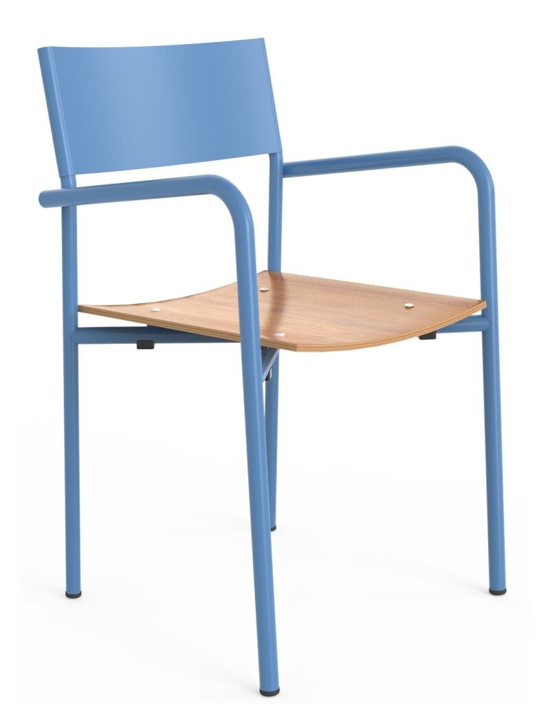 Adico Adico Realizador terrasstoel stapelbaar, houten zitting