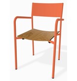 Adico Adico Realizador terrasstoel stapelbaar, houten zitting