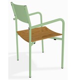 Adico Adico Realizador terrasstoel stapelbaar, houten zitting