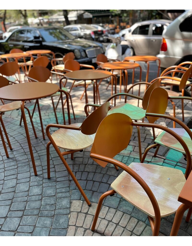 Adico Adico Arpa 1 terrasstoel stapelbaar, houten zitting