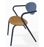 Adico Adico Arpa 1 terrasstoel stapelbaar, houten zitting