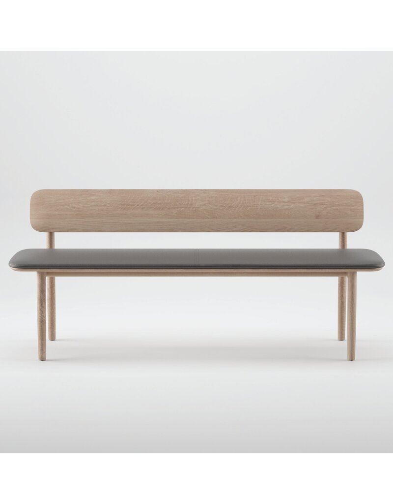 Artisan Artisan Neva houten bank met kussen