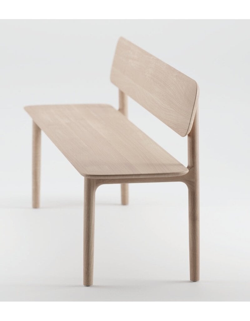 Artisan Artisan Neva houten bank met kussen