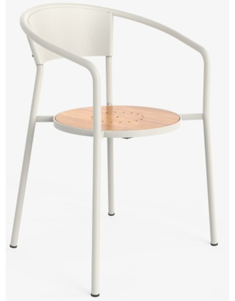 Adico Adico Andaluza terrasstoel stapelbaar, houten zitting