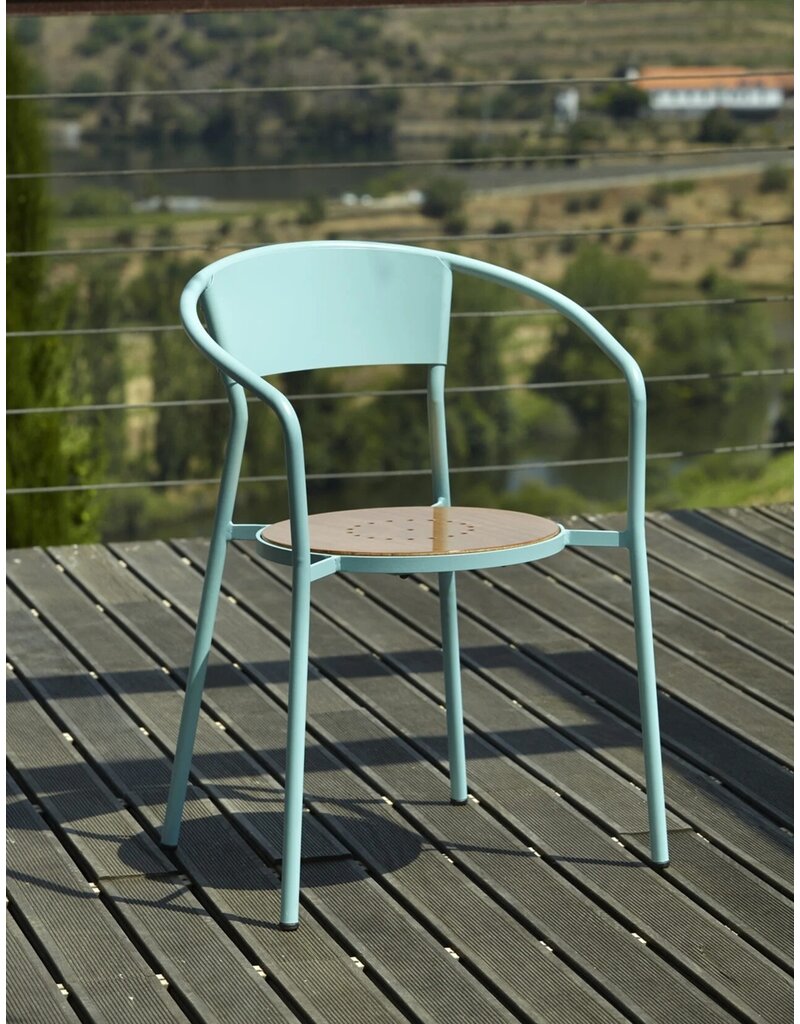 Adico Adico Andaluza terrasstoel stapelbaar, houten zitting