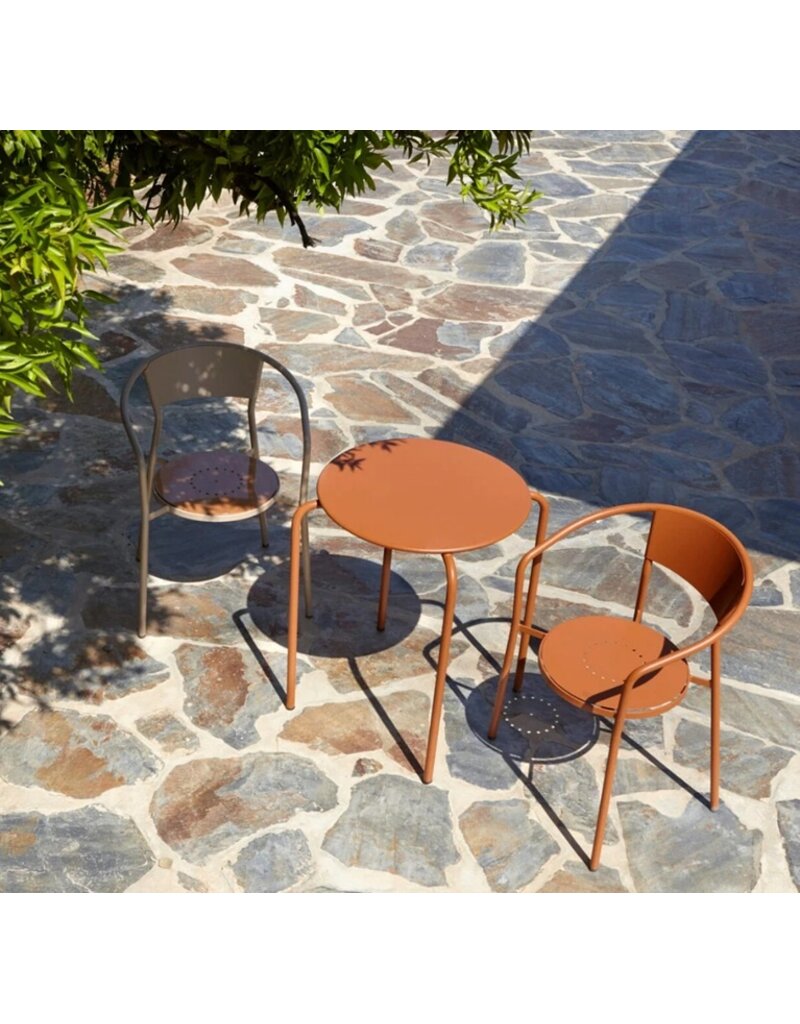 Adico Adico Andaluza terrasstoel stapelbaar, houten zitting