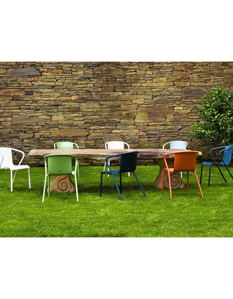 Adico Adico terrasstoel Manel aluminium, stapelbaar