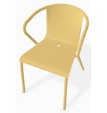 Adico Adico terrasstoel Manel aluminium, stapelbaar