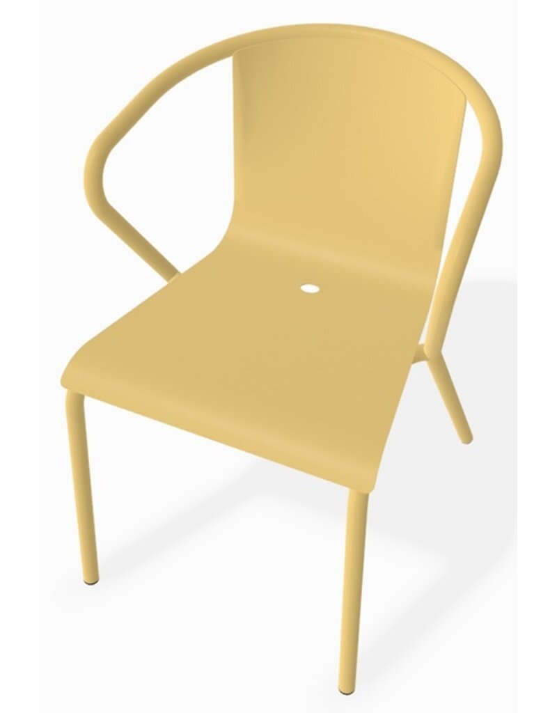 Adico Adico terrasstoel Manel aluminium, stapelbaar