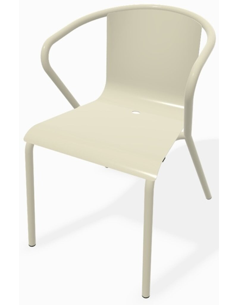 Adico Adico terrasstoel Manel aluminium, stapelbaar