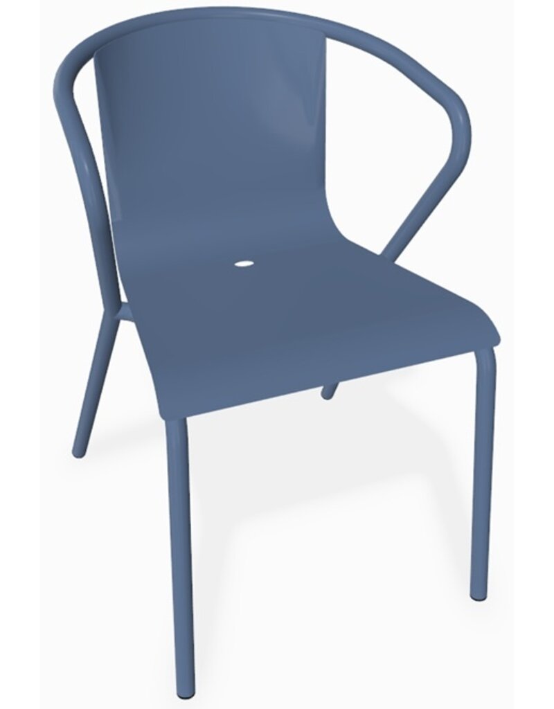 Adico Adico terrasstoel Manel aluminium, stapelbaar