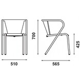 Adico Adico terrasstoel 5008 stapelbaar