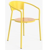 Adico Adico Andaluza terrasstoel stapelbaar, houten zitting