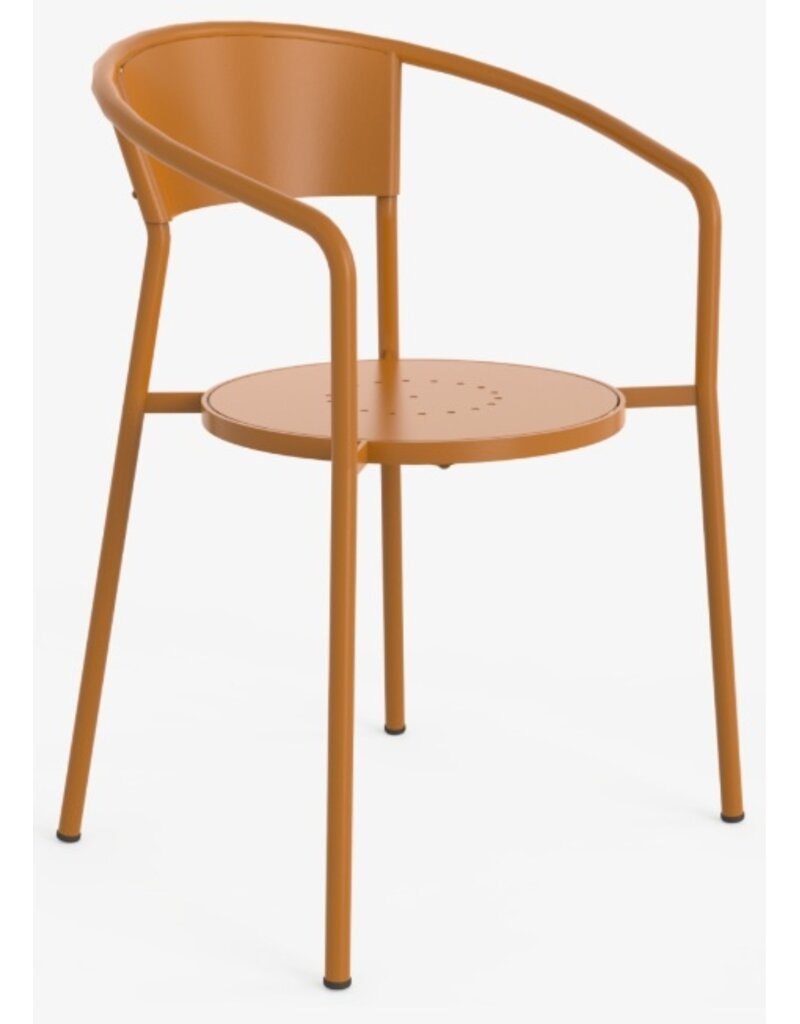 Adico Adico Andaluza terrasstoel stapelbaar, stalen zitting