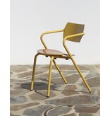 Adico Adico Arpa 2 terrasstoel stapelbaar, houten zitting