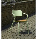 Adico Adico Arpa 2 terrasstoel stapelbaar, houten zitting