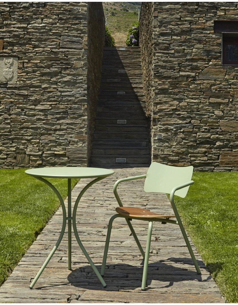 Adico Adico Arpa 2 terrasstoel stapelbaar, houten zitting