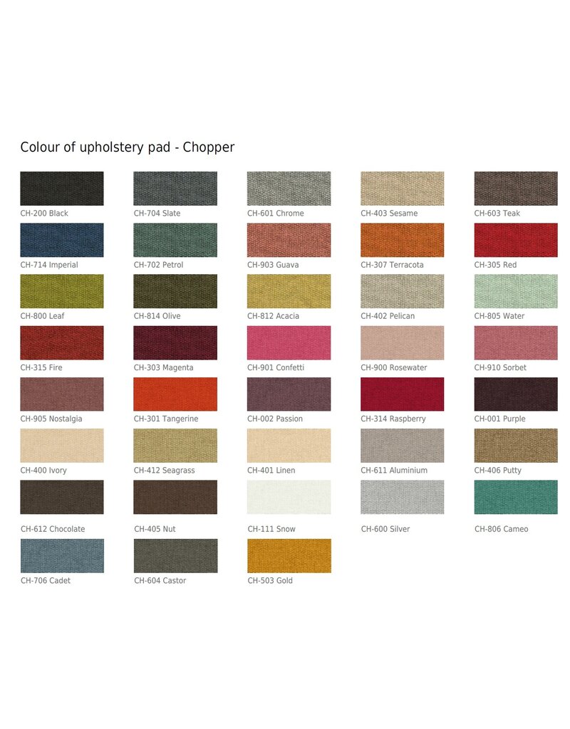 MDD MDD Shila stapelbare stoel met kussen