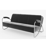 Adico Adico 298 bank in eco-leer, metalen buizen frame