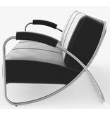 Adico Adico 298 bank in eco-leer, metalen buizen frame