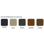 Adico Adico 298 bank in eco-leer, metalen buizen frame