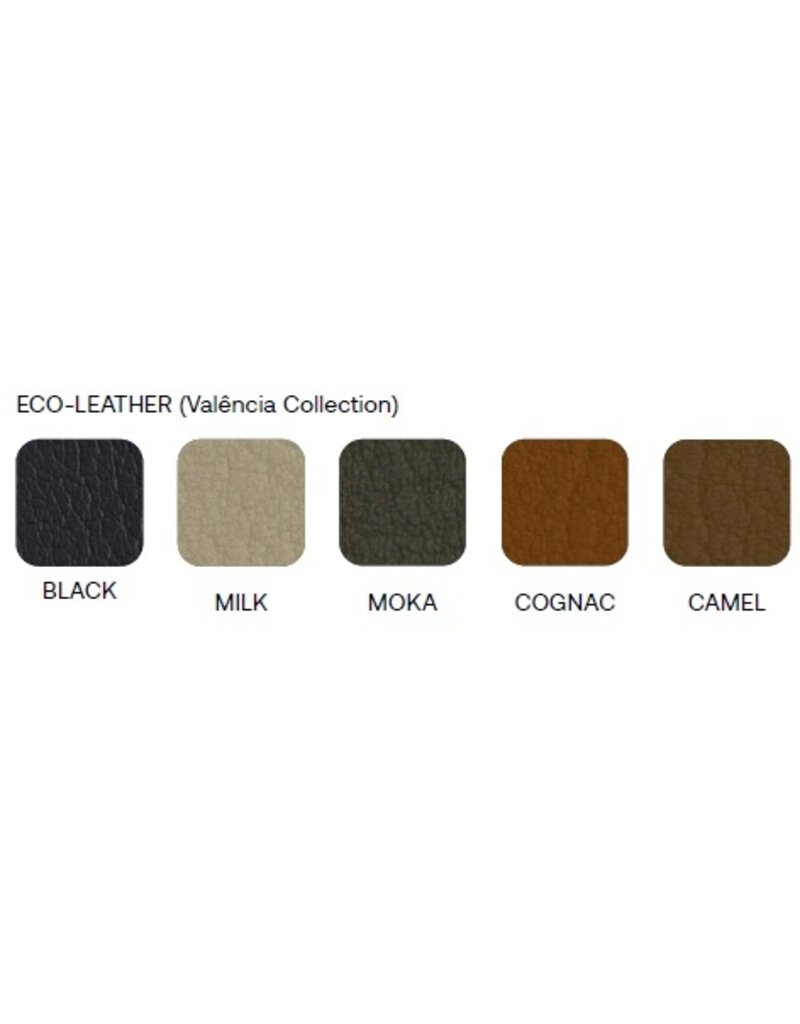 Adico Adico 298 bank in eco-leer, metalen buizen frame