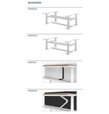 Voortman kantoormeubelen Voortman Hi-Tee zit-sta duo werkplek