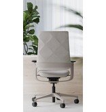 Klöber Klober Connex taupe bureaustoel met netrug