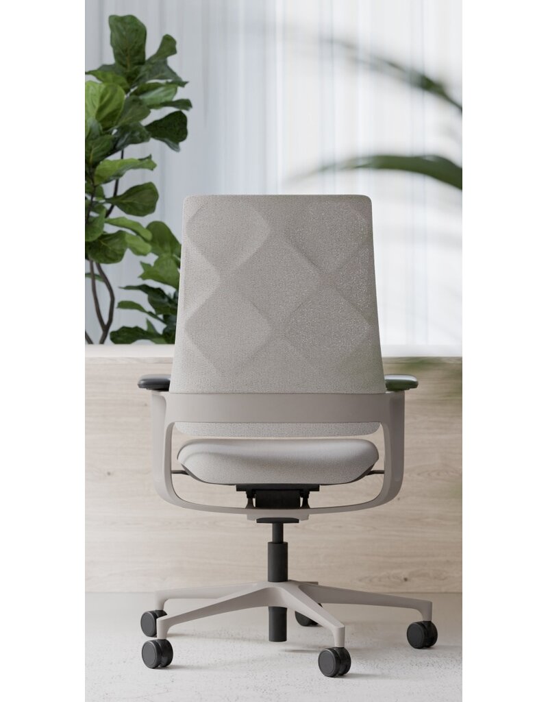 Klöber Klober Connex taupe bureaustoel met netrug