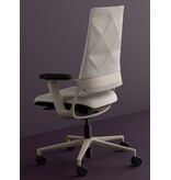 Klöber Klober Connex taupe bureaustoel met netrug