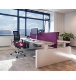 Voortman kantoormeubelen Voortman Hi-Tee elektrisch duo werkplek gesloten zijkanten