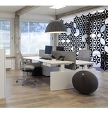 Voortman kantoormeubelen Voortman Hi-Tee elektrisch duo werkplek gesloten zijkanten