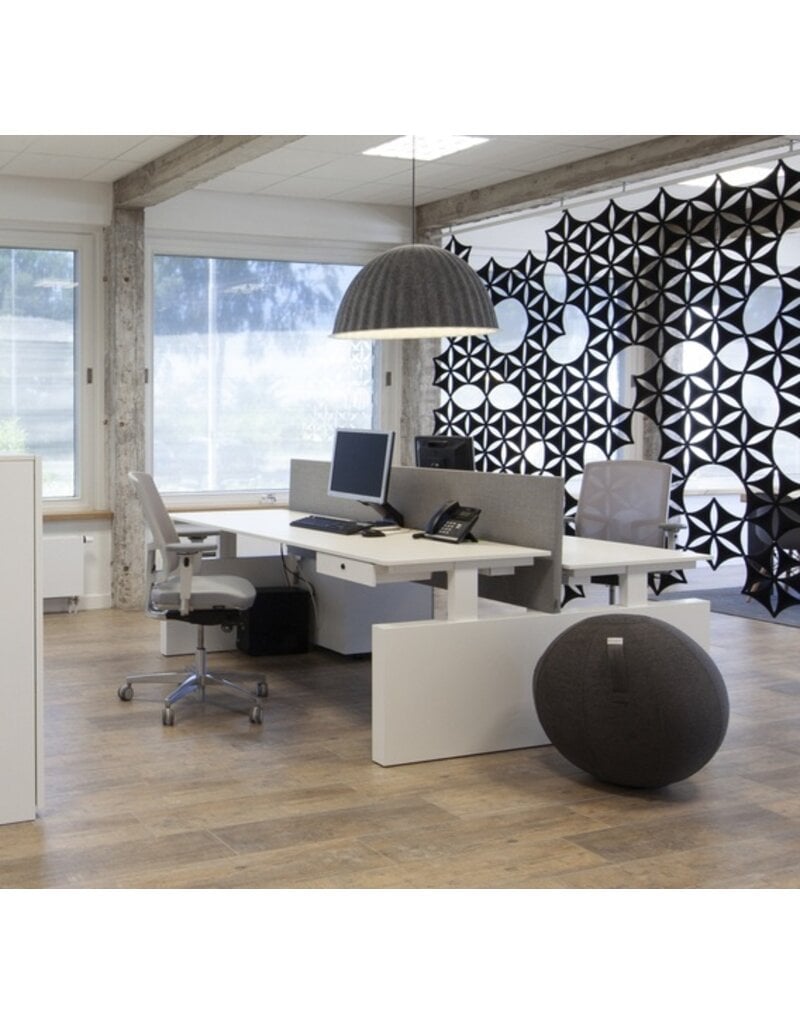 Voortman kantoormeubelen Voortman Hi-Tee elektrisch duo werkplek gesloten zijkanten