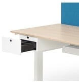 Voortman kantoormeubelen Voortman Hi-Tee zit-sta bureau met gesloten zijkanten