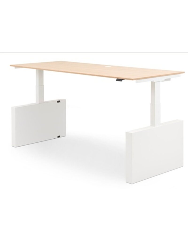 Voortman kantoormeubelen Voortman Hi-Tee zit-sta bureau met gesloten zijkanten