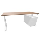 Voortman kantoormeubelen Voortman Hi-Tee zit-sta bureau met vast ladeblok