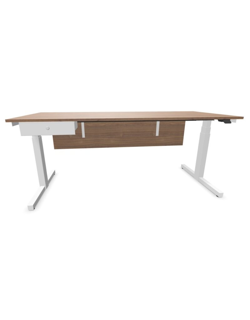 Voortman kantoormeubelen Voortman Hi-Tee verstelbaar bureau met vast dressoir