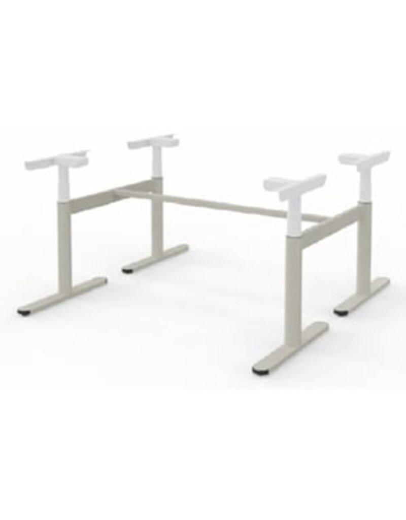 Voortman kantoormeubelen Voortman Halo Mono Trapezium Zit-sta bureau elektrisch verstelbaar