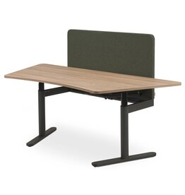 Voortman kantoormeubelen Voortman Halo Mono Trapezium Zit-sta bureau
