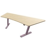 Voortman kantoormeubelen Voortman Halo Mono Trapezium Zit-sta bureau elektrisch verstelbaar