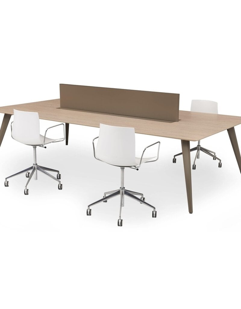 Voortman kantoormeubelen Voortman Tabs vergadertafel rechthoek 4-16 personen