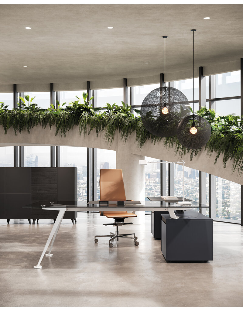 Frezza Frezza Spike management bureau met vast dressoir